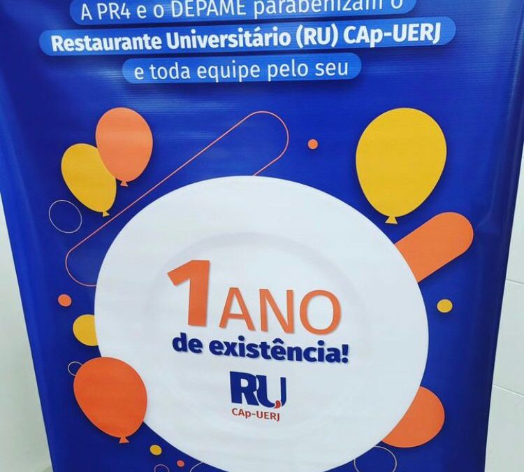 Comemoração do aniversário de 1 ano de implementação do RU no CAp-Uerj