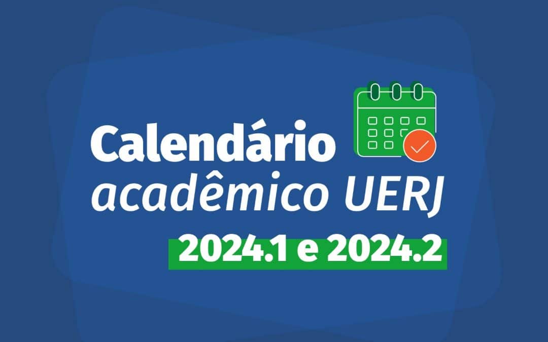 Calendário acadêmico simplificado 2024.1 e 2024.2